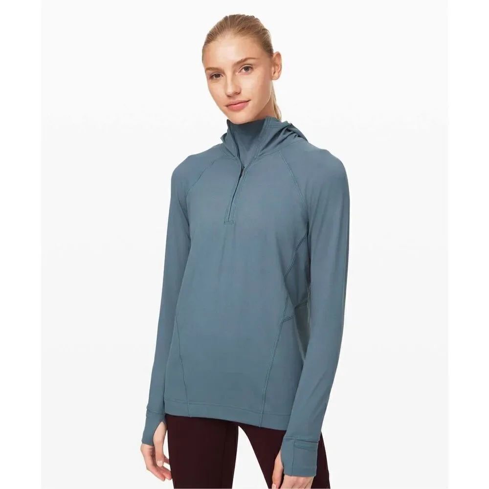 Womens Lululemon Warm Stabilizer 1/2 Zip Hoodie